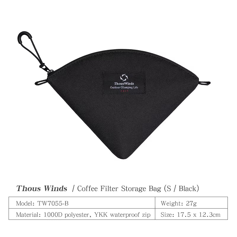Camping Portable Coffee Paper Storage Bag Outdoor Kitchen Organizer Multifunctional Camping Supplies