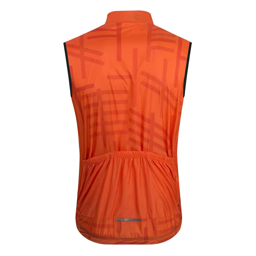 Raudax Motorcycle Vest Lightweight Windproof Summer Cycling Vest Sleeveless Team Mountain Cycling Sweatshirt for Sports Fitness