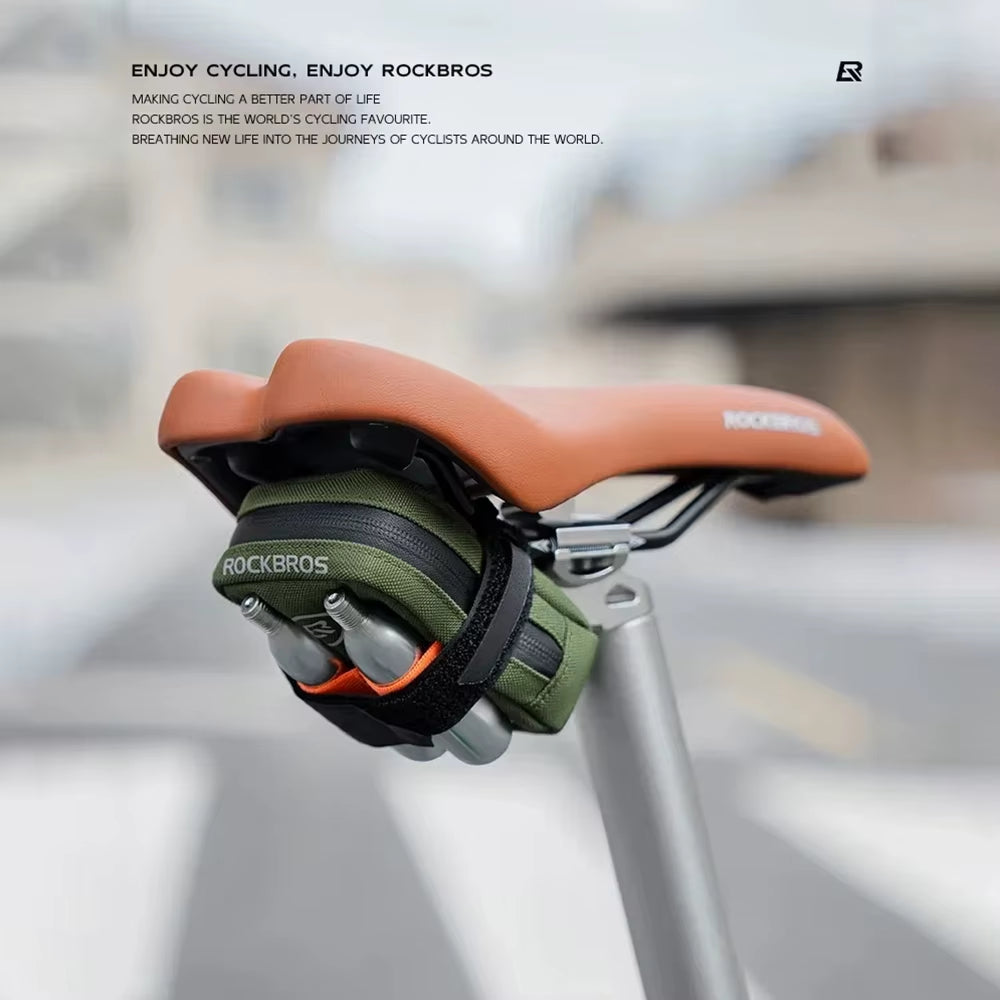 Mini Bicycle Saddle Bag Portable MTB Road Bike Storage Bag Tail Compact Universal for All Seat Cycling Bag