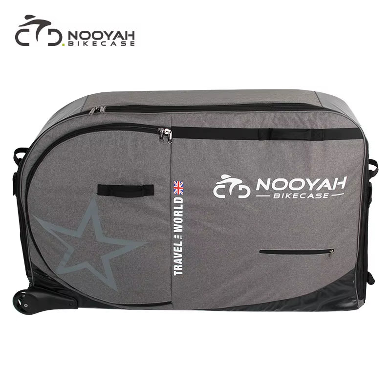 Bike Bag Bicycle Transport Bag MTB & Road Bike Travel Case Suitcase for Transporting Bicycle Accessories with Wheels Bags