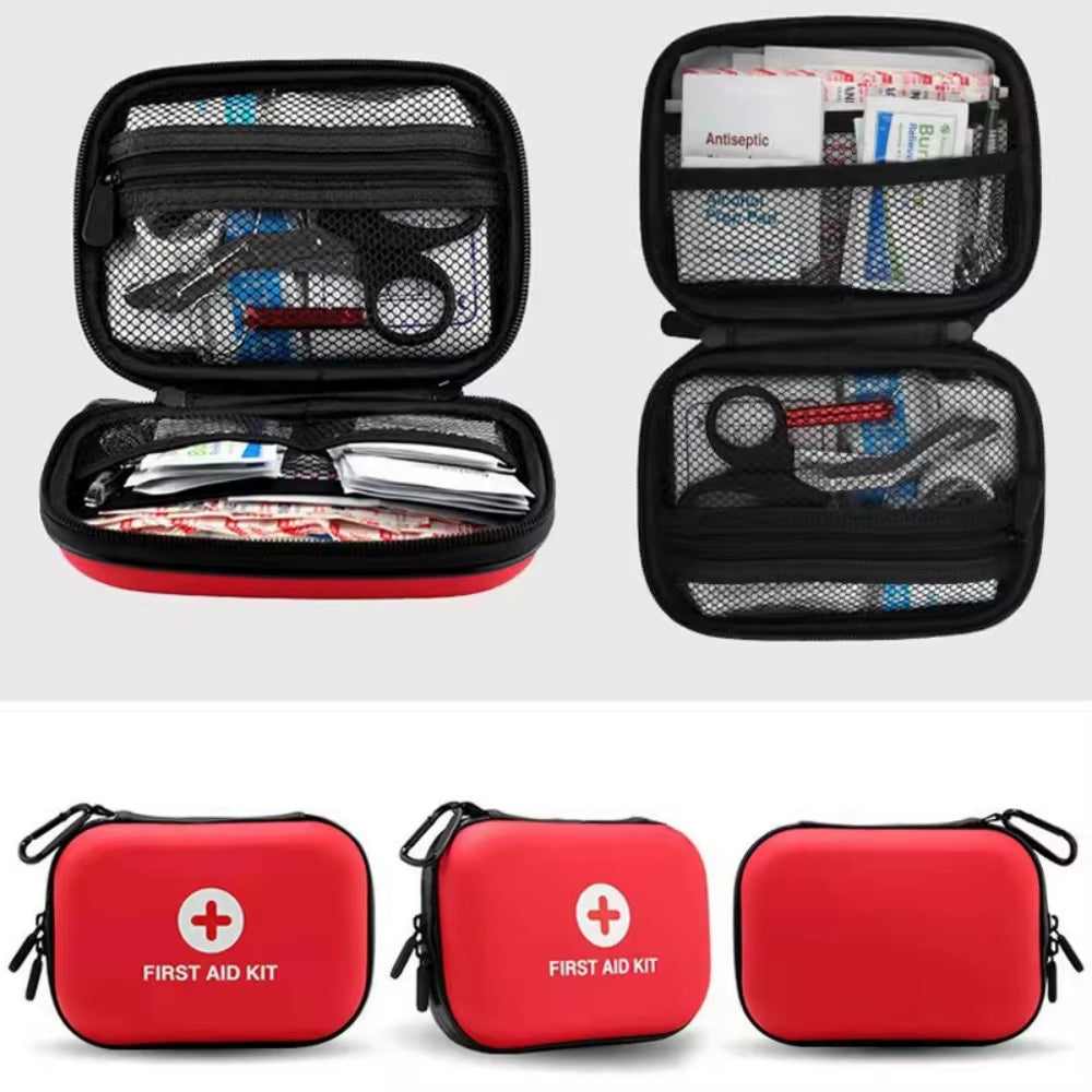 First Aid Kit Bag Empty First Aid Storage Box Waterproof Small First Aid Bag Protect Your Loved Ones Ideal for Home Office Car