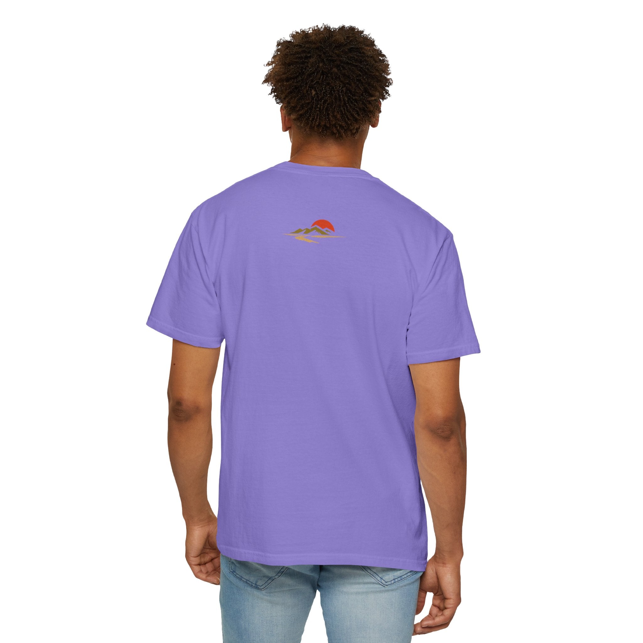 Dustline Cycling T-Shirt — Mountain Ride Graphic Tee ("Respect the ride. Trust the gear.")