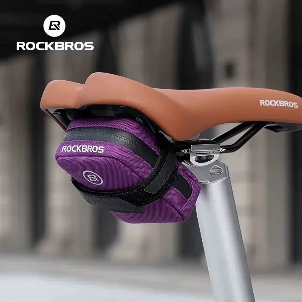Mini Bicycle Saddle Bag Portable MTB Road Bike Storage Bag Tail Compact Universal for All Seat Cycling Bag