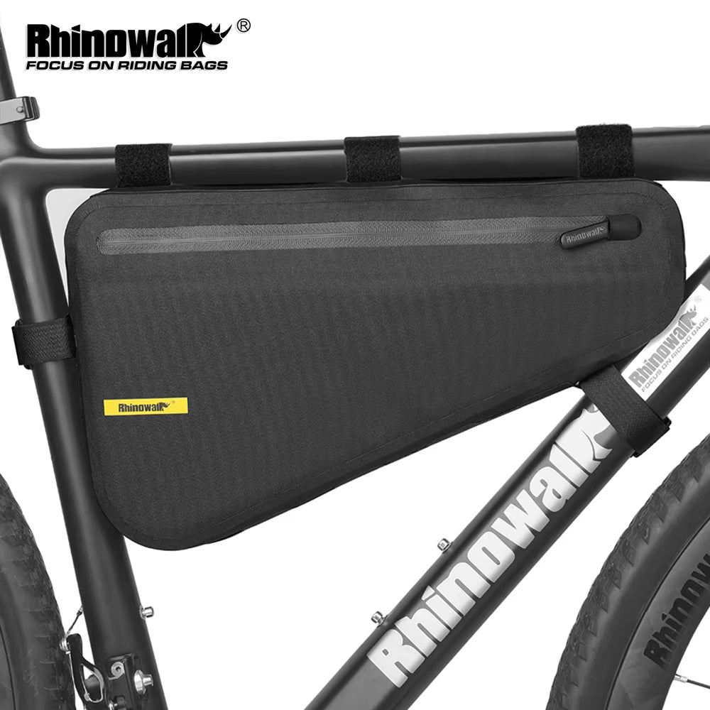 Bicycle Frame Bag Waterproof 4L Big Capacity Bicycle Bikepacking Bag Storage Tool Pouch for MTB Road Bike Accessories