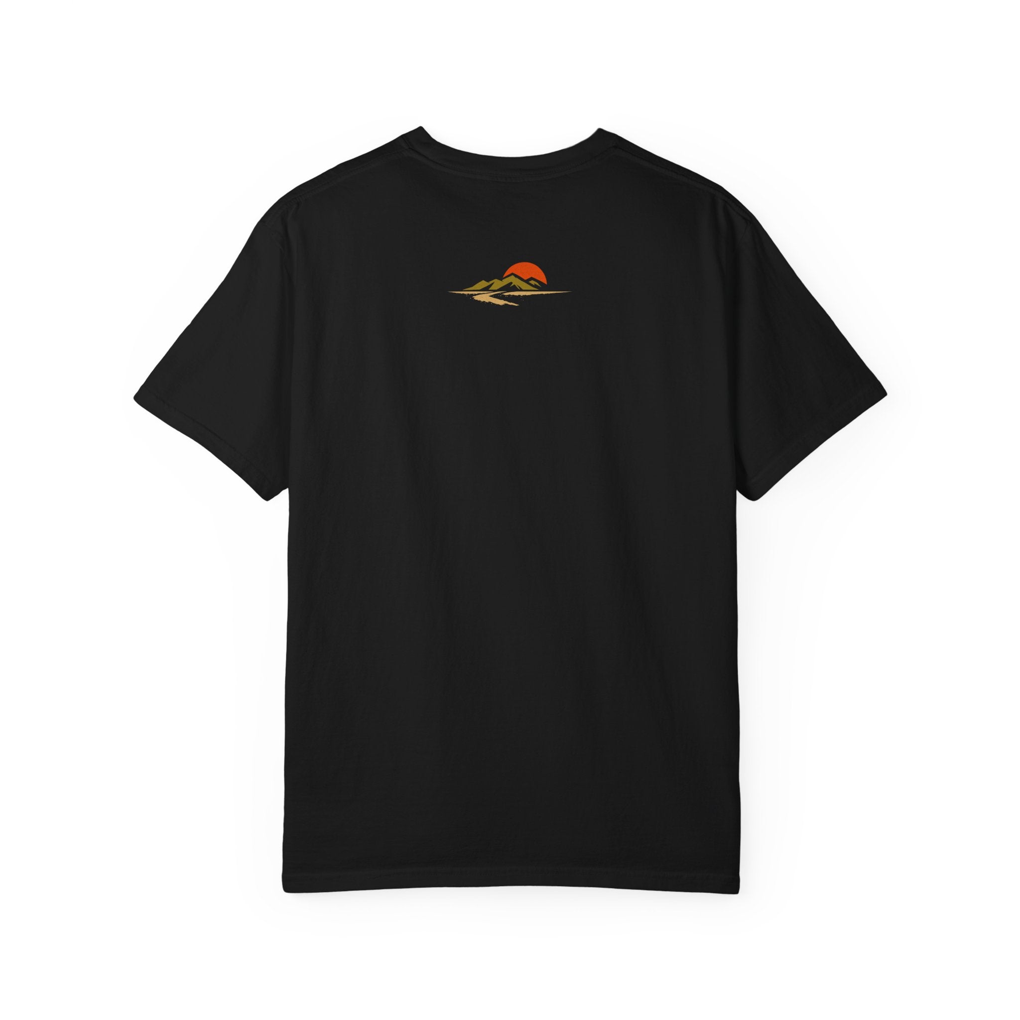 Dustline Cycling T-Shirt — Mountain Ride Graphic Tee ("Respect the ride. Trust the gear.")