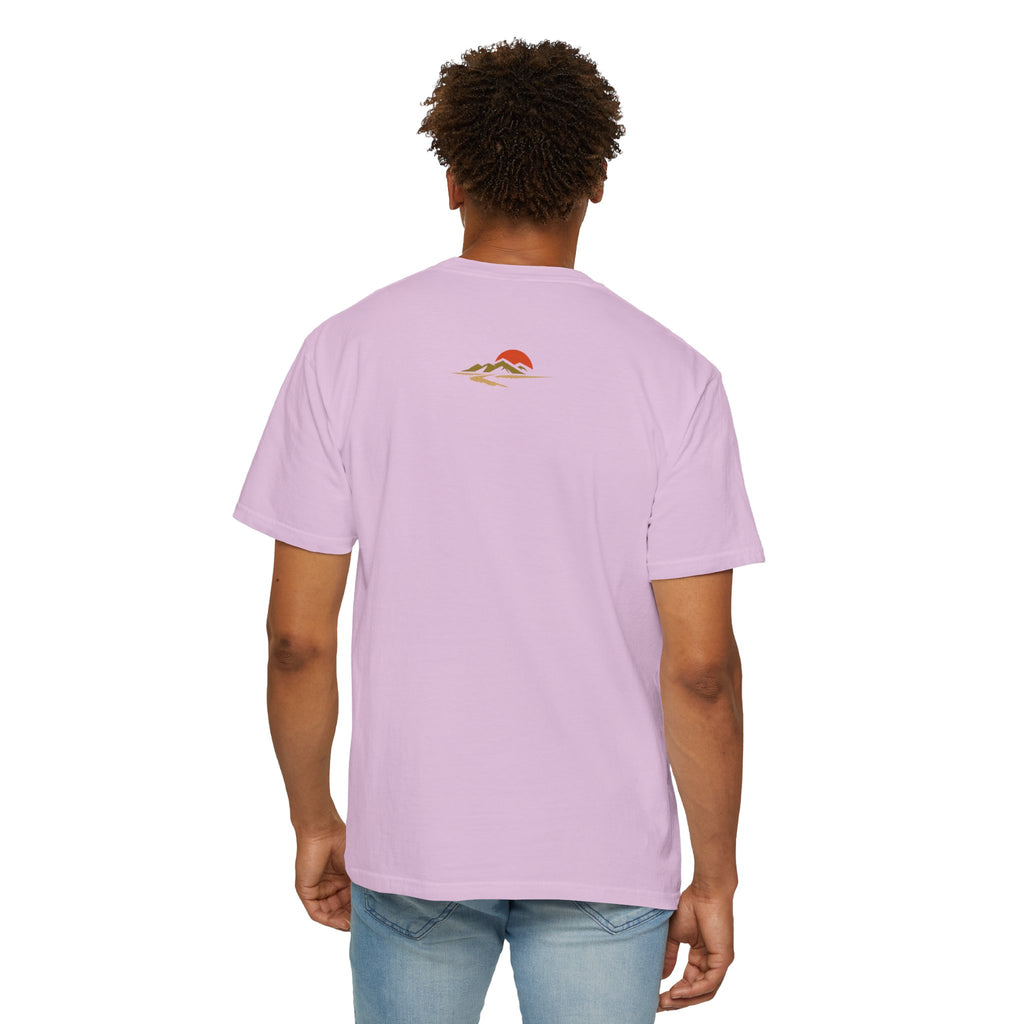 Dustline Cycling T-Shirt — Mountain Ride Graphic Tee ("Respect the ride. Trust the gear.")