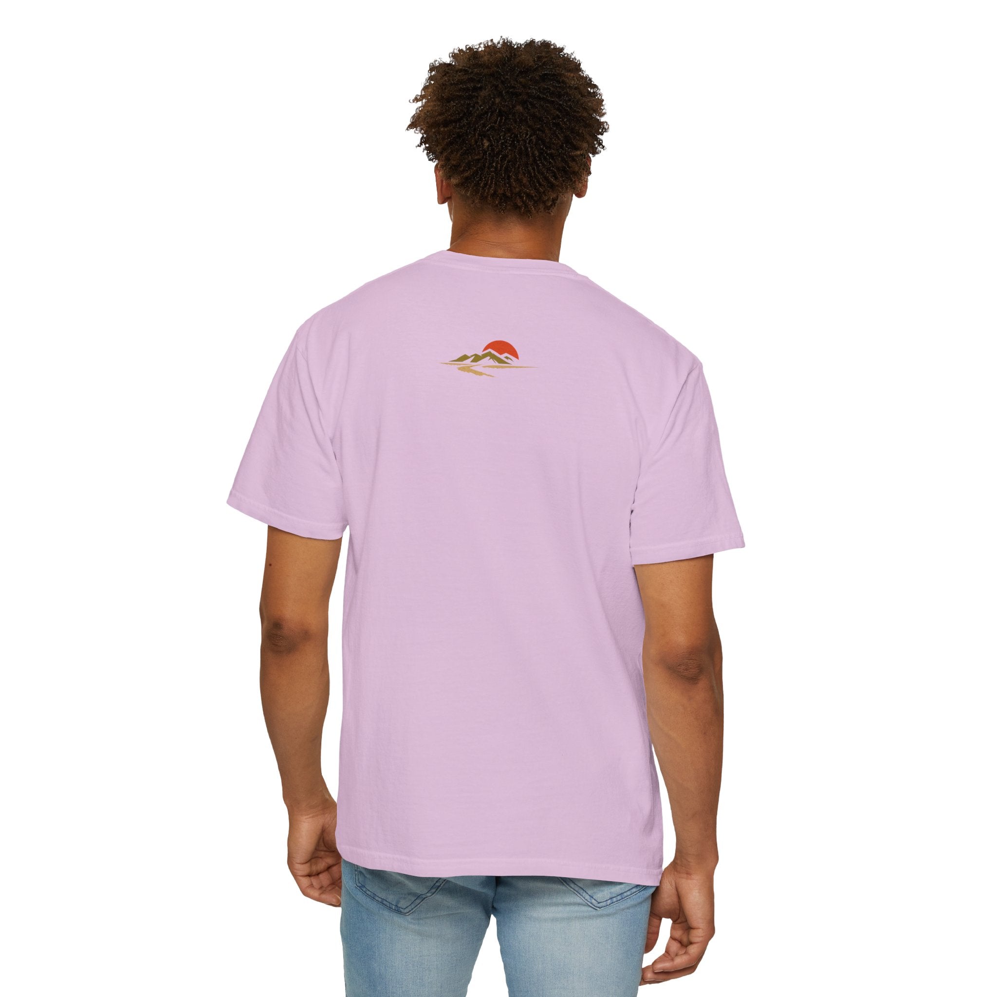 Dustline Cycling T-Shirt — Mountain Ride Graphic Tee ("Respect the ride. Trust the gear.")