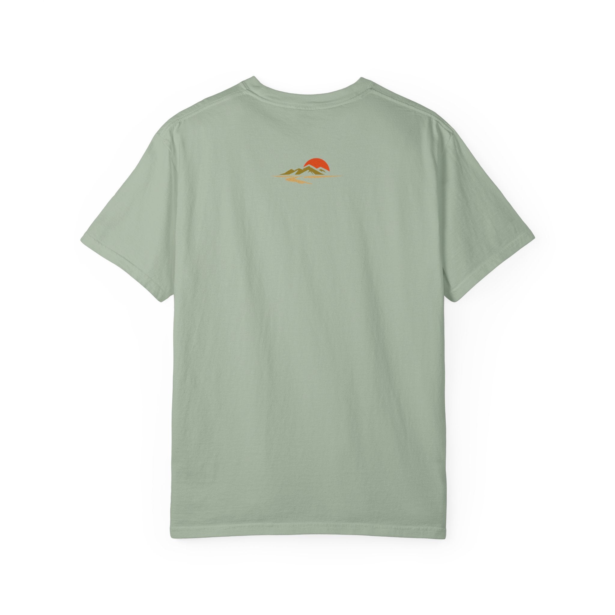Dustline Cycling T-Shirt — Mountain Ride Graphic Tee ("Respect the ride. Trust the gear.")