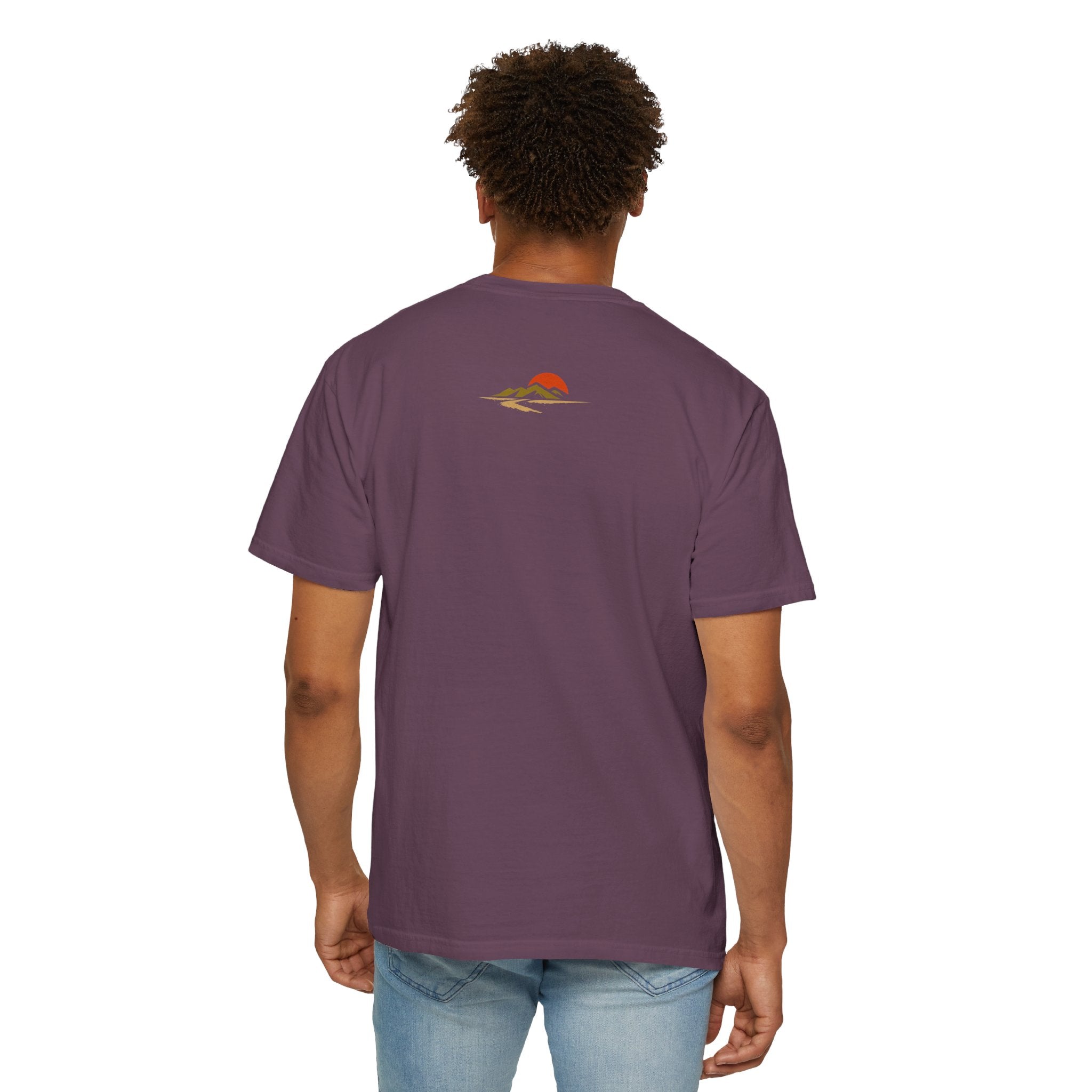 Dustline Cycling T-Shirt — Mountain Ride Graphic Tee ("Respect the ride. Trust the gear.")