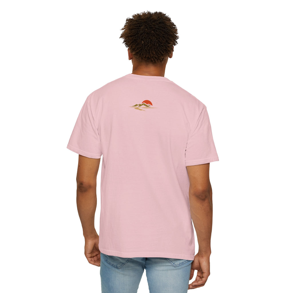 Dustline Cycling T-Shirt — Mountain Ride Graphic Tee ("Respect the ride. Trust the gear.")