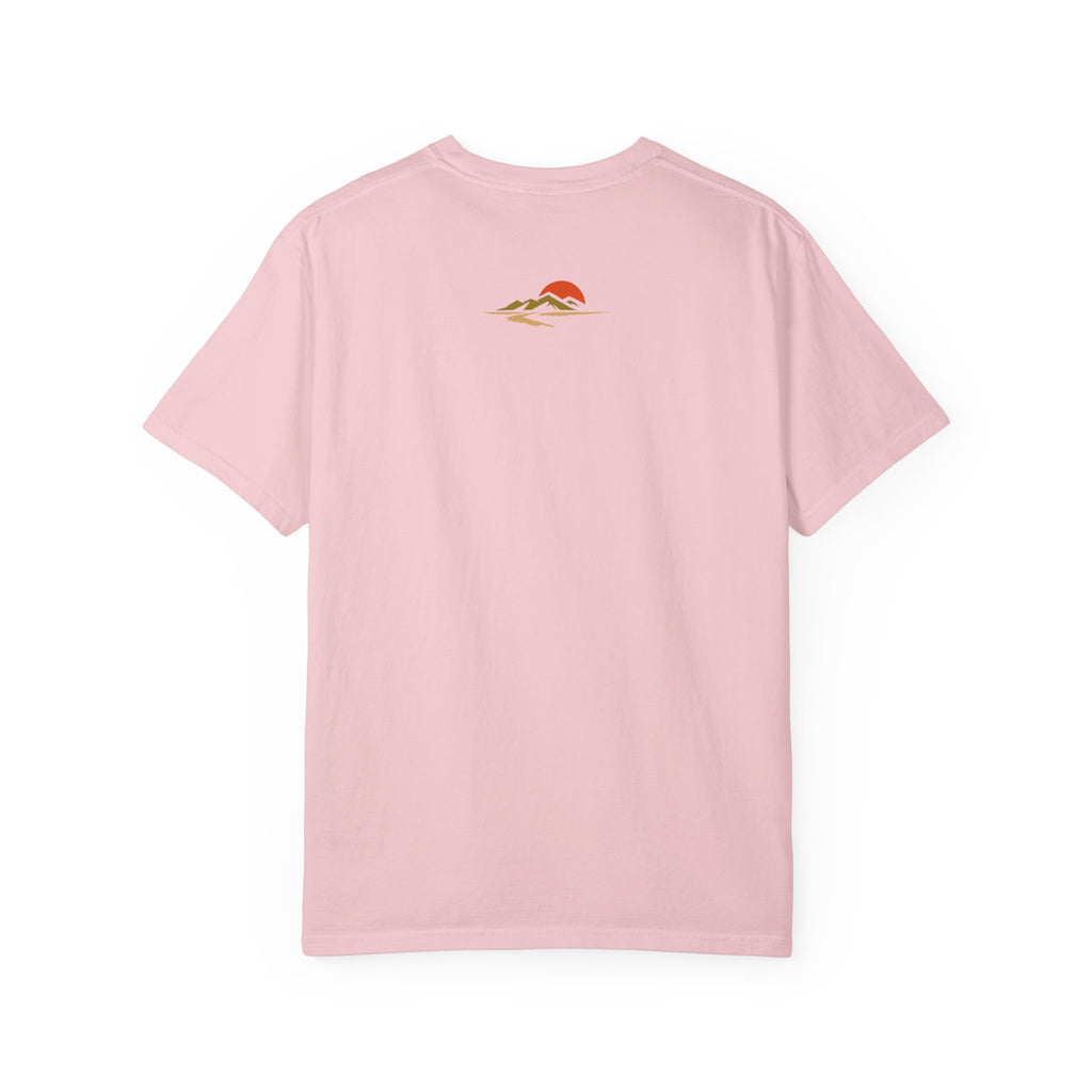 Dustline Cycling T-Shirt — Mountain Ride Graphic Tee ("Respect the ride. Trust the gear.")