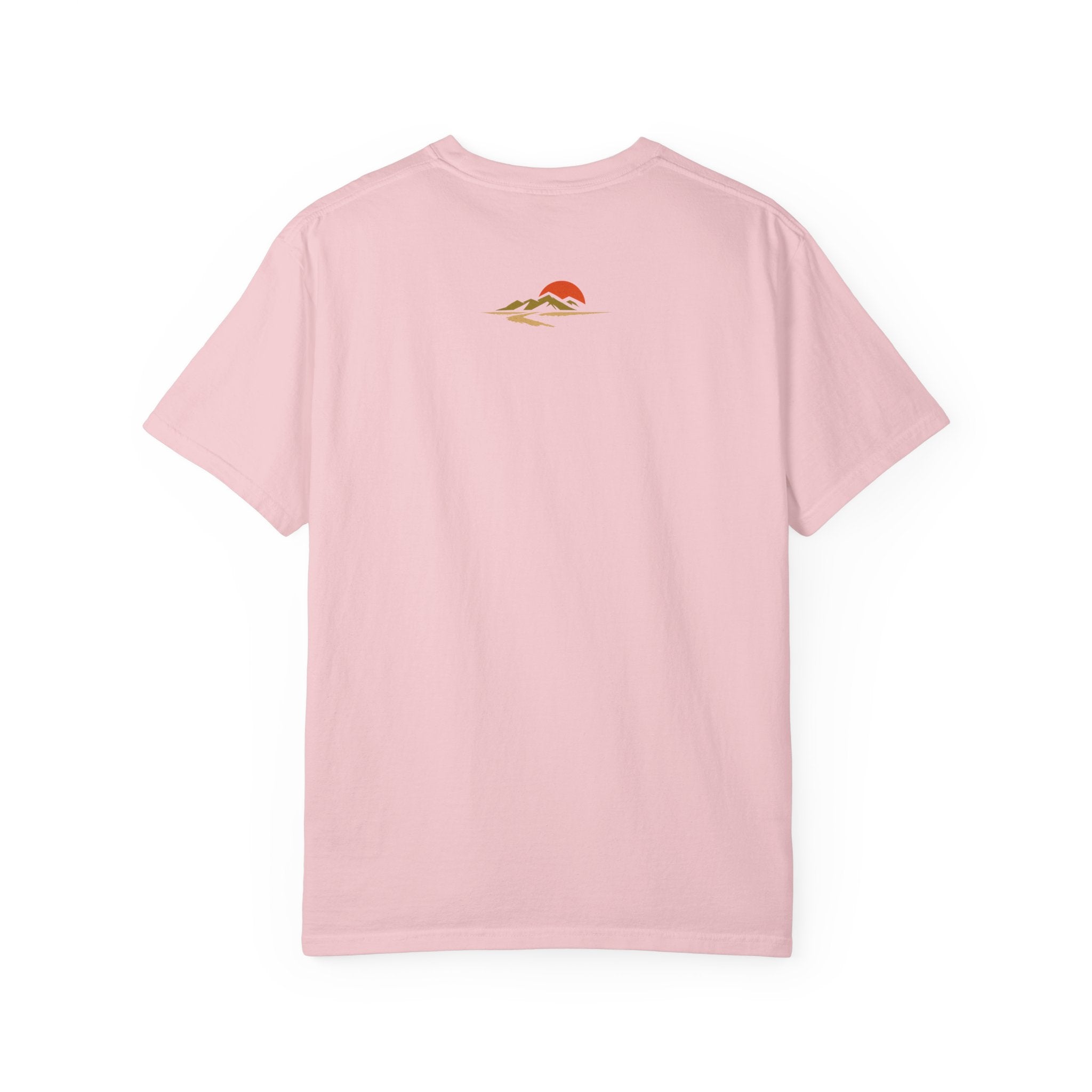 Dustline Cycling T-Shirt — Mountain Ride Graphic Tee ("Respect the ride. Trust the gear.")