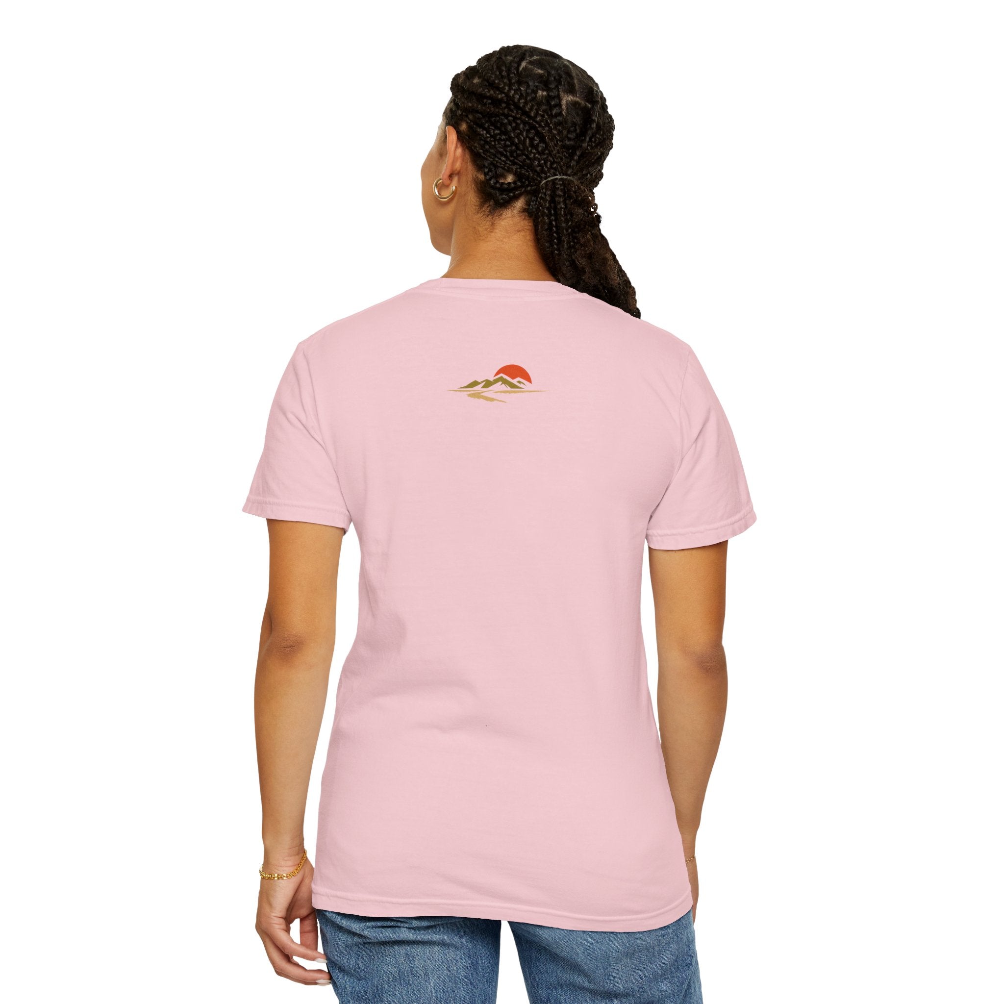 Dustline Cycling T-Shirt — Mountain Ride Graphic Tee ("Respect the ride. Trust the gear.")