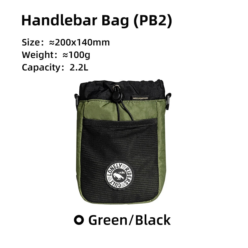 C-HOLD Bike Handlebar Stem Bag Water Bottle Bicycle Bag Snack Storage Bikepacking Touring Commuting Insulated Kettle Pouch
