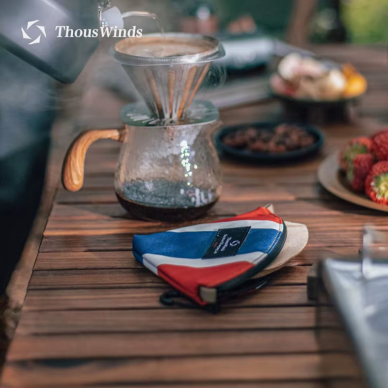 Camping Portable Coffee Paper Storage Bag Outdoor Kitchen Organizer Multifunctional Camping Supplies