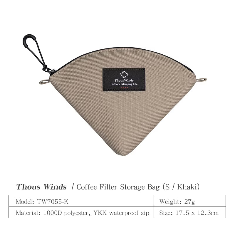 Camping Portable Coffee Paper Storage Bag Outdoor Kitchen Organizer Multifunctional Camping Supplies