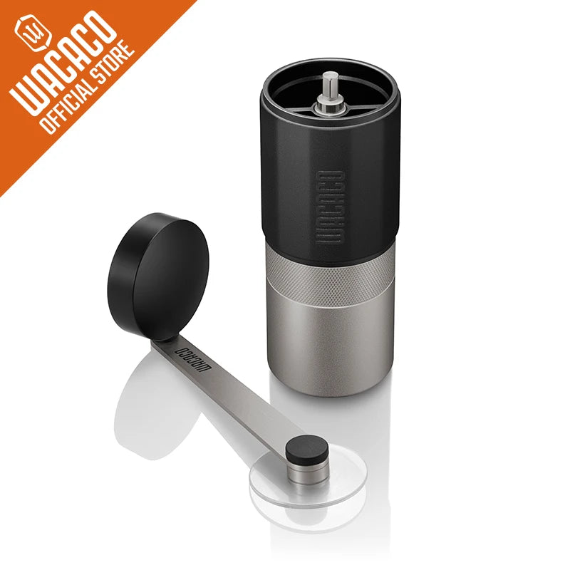 Exagrind, Portable Manual Coffee Grinder with Stainless Steel Conical Burr, Mini Grinder