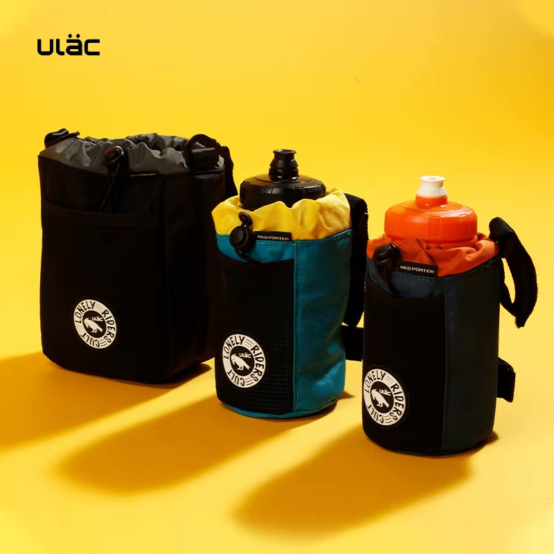 C-HOLD Bike Handlebar Stem Bag Water Bottle Bicycle Bag Snack Storage Bikepacking Touring Commuting Insulated Kettle Pouch