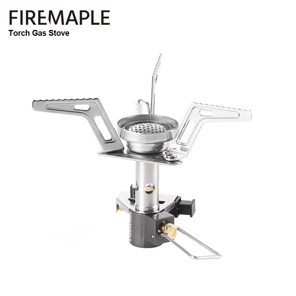 Torch Gas Stove Ultralight Portable Backpacking Camp Burner with Piezo for Camping Hiking Trekking 7165Btu/H