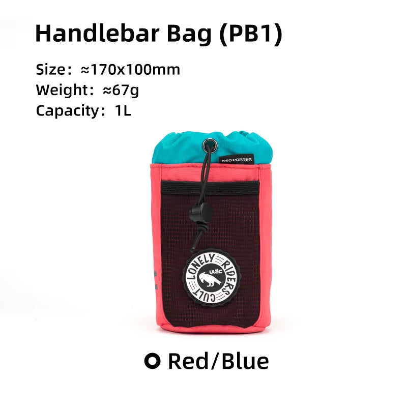 C-HOLD Bike Handlebar Stem Bag Water Bottle Bicycle Bag Snack Storage Bikepacking Touring Commuting Insulated Kettle Pouch