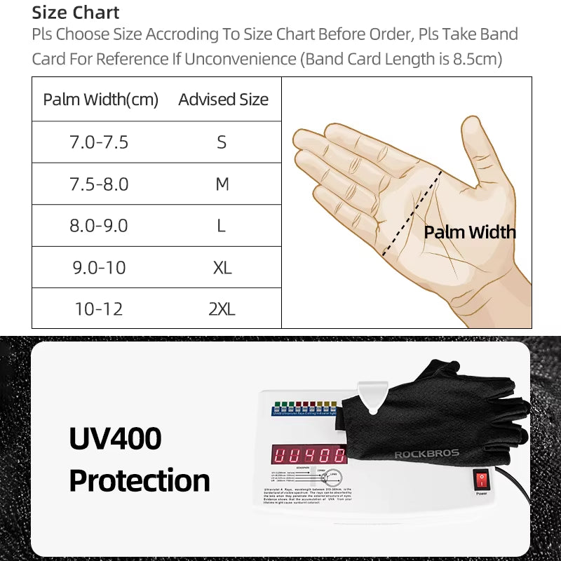 Cycling Gloves Autumn Spring MTB Bike Gloves SBR Pad Half Finger Bicycle Goves Men Women Breathable Shockproof Gloves