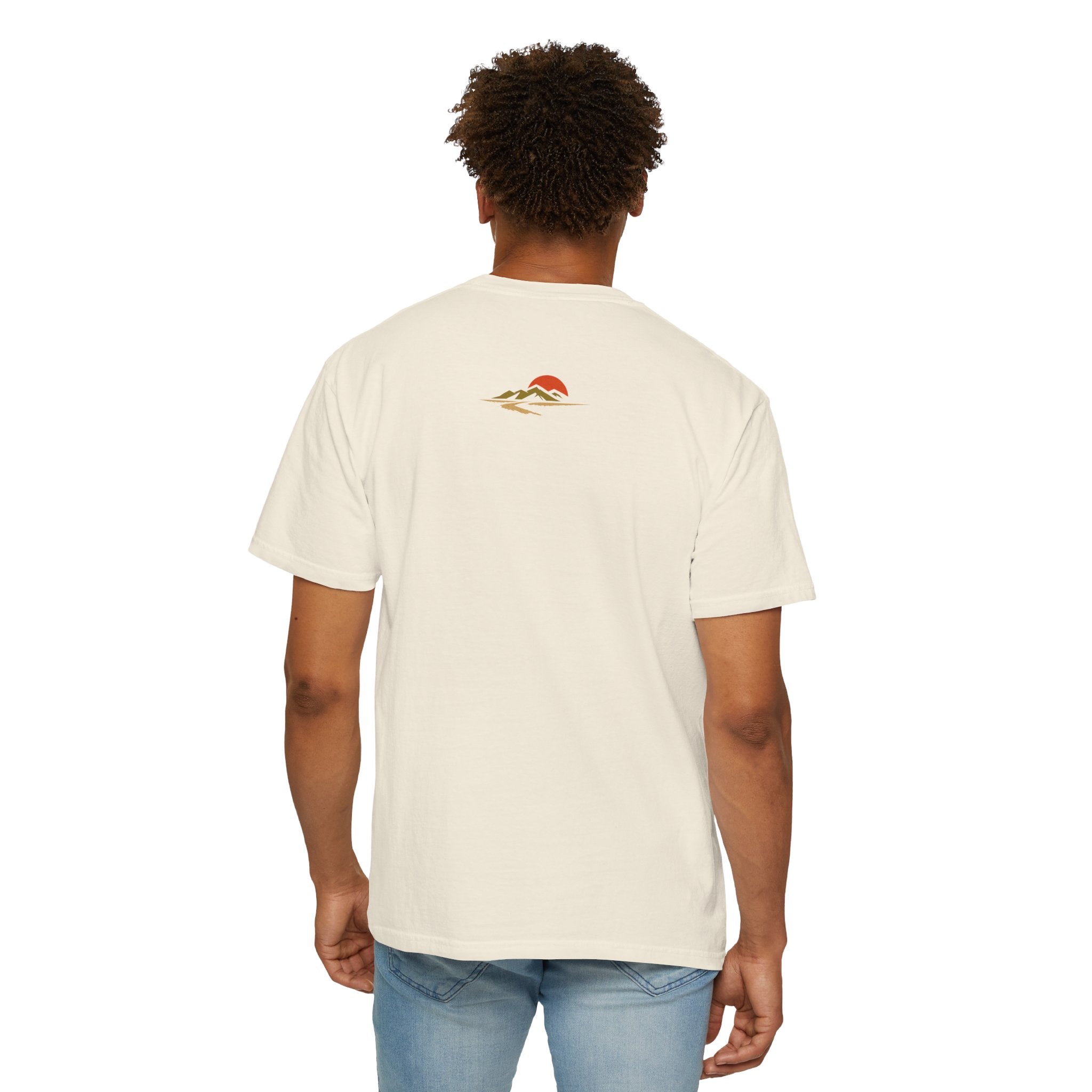 Dustline Cycling T-Shirt — Mountain Ride Graphic Tee ("Respect the ride. Trust the gear.")
