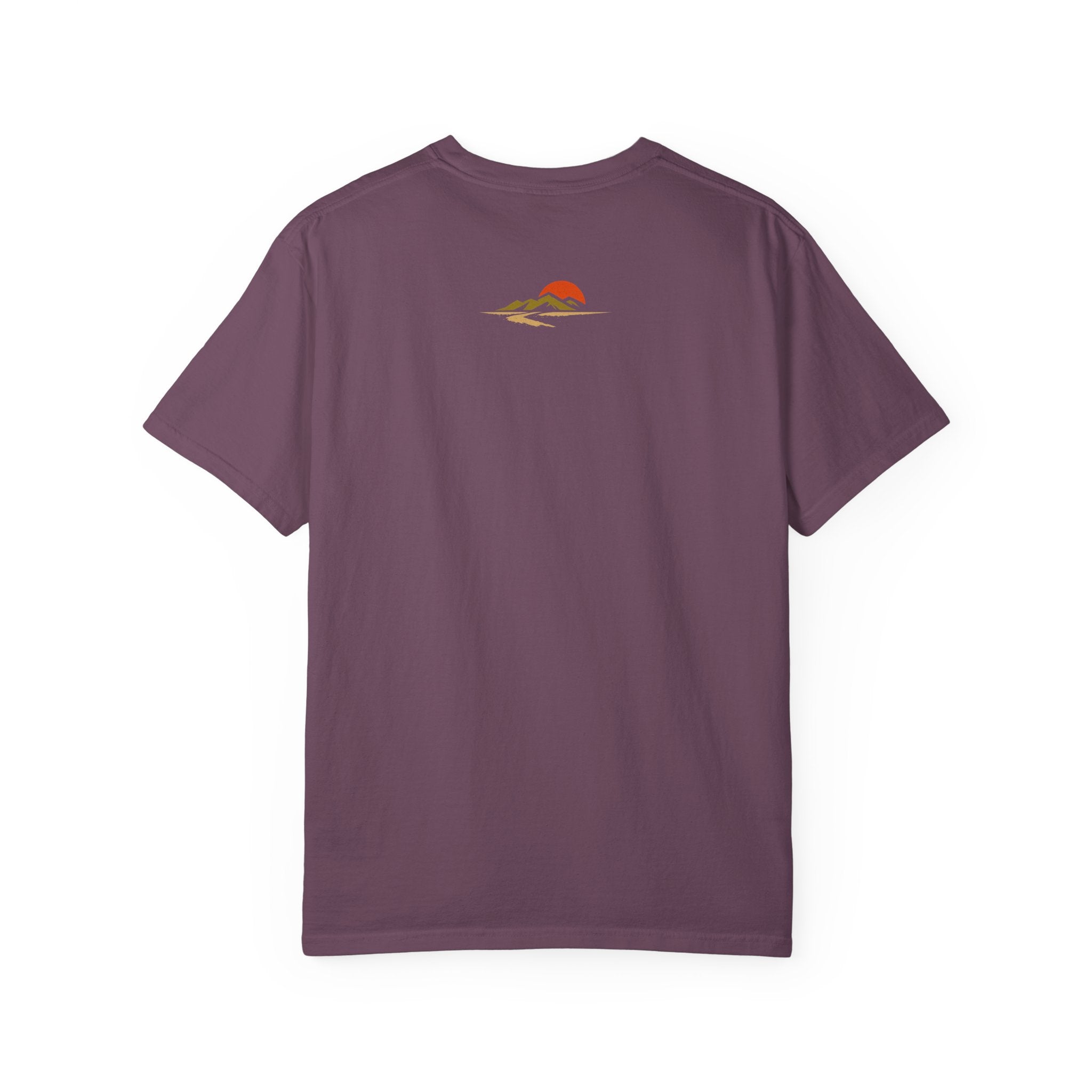Dustline Cycling T-Shirt — Mountain Ride Graphic Tee ("Respect the ride. Trust the gear.")