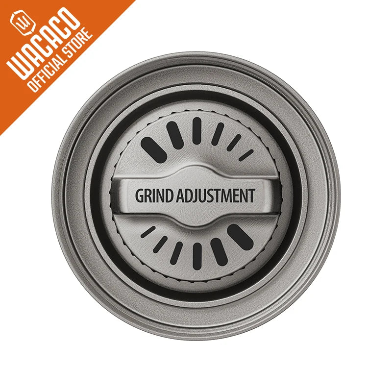 Exagrind, Portable Manual Coffee Grinder with Stainless Steel Conical Burr, Mini Grinder