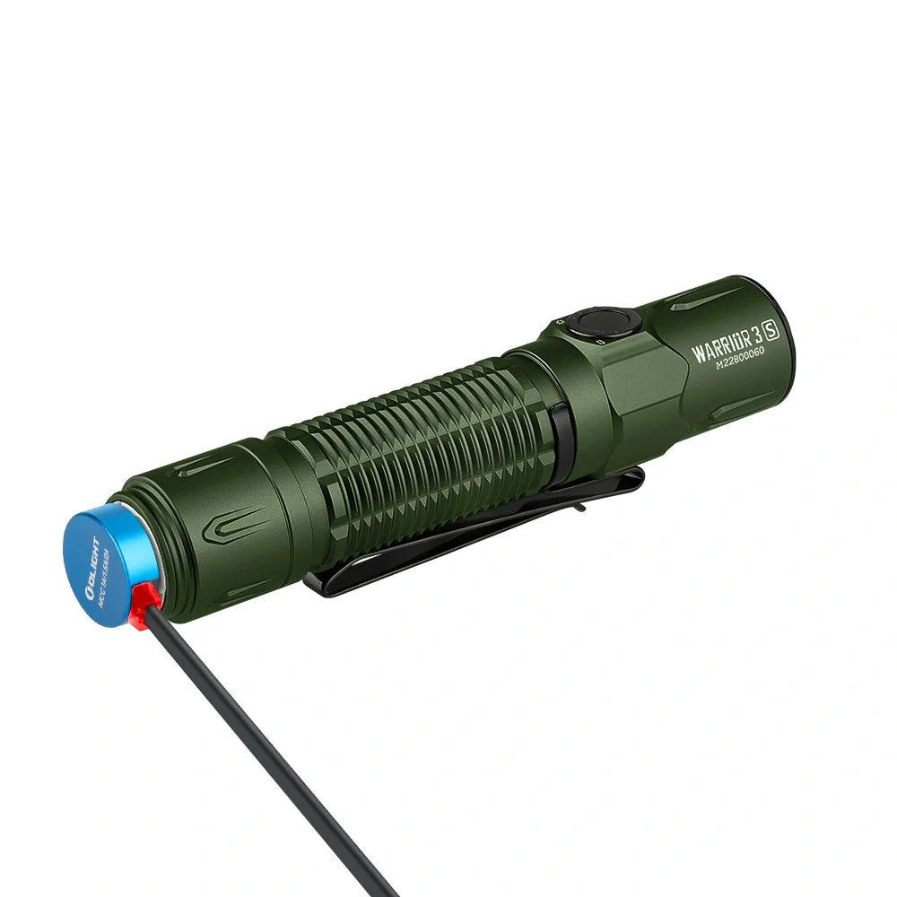 Olight- Warrior 3S Tactical Flashlight with Powerful High-Beam Output