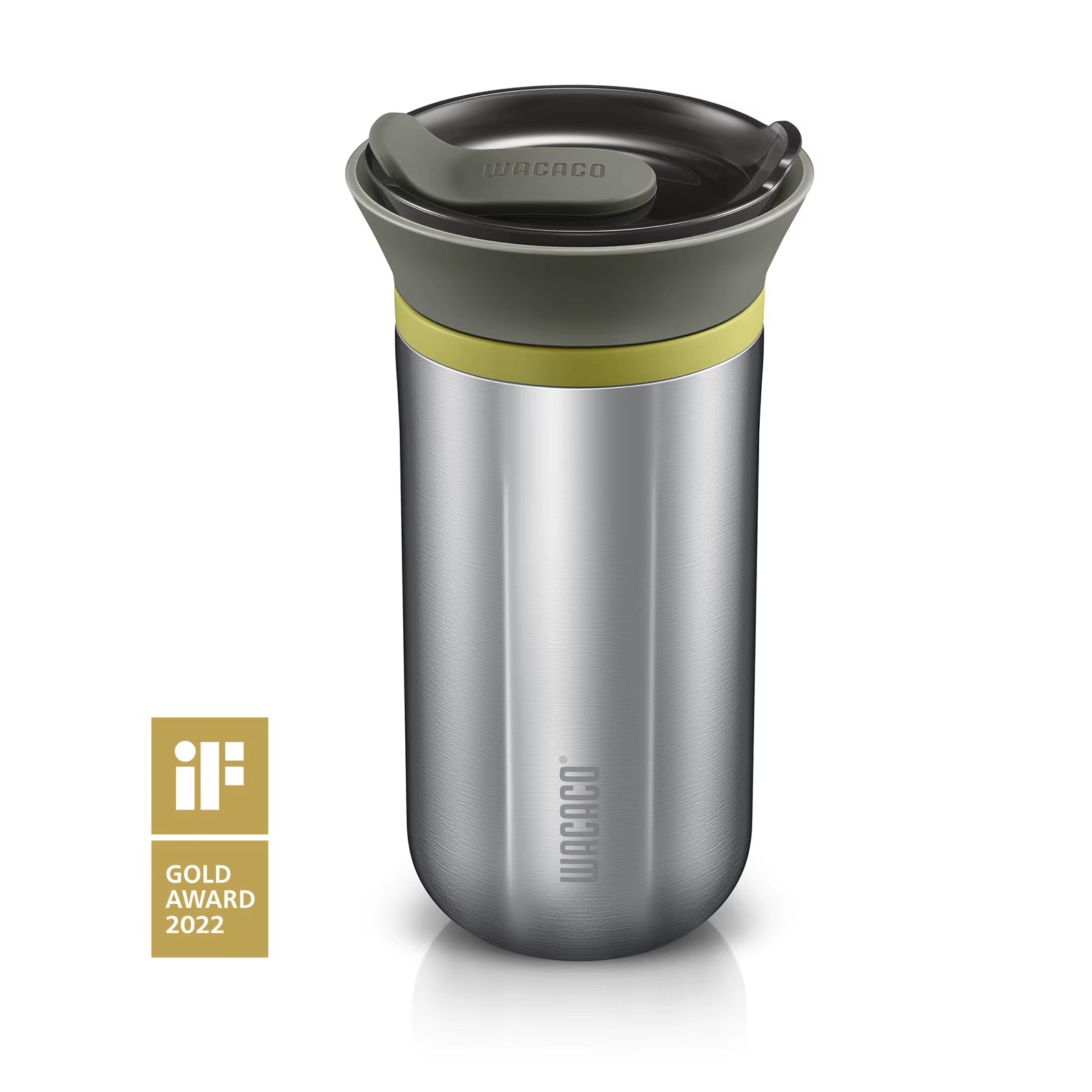 Cuppamoka Coffee Pot, Portable Drip Coffee Maker with 10 Cone Paper Filter, Stainless Steel Pour over Coffee Brewer