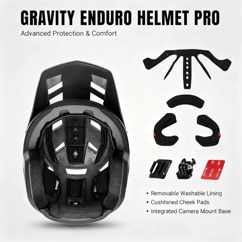 Mountain Bike Helmet Men'S 3/4 Bicycle Helmet Mtb Casco Outdoors Sports Cycling Enduro Helmet for Bicycle Casco Ciclismo
