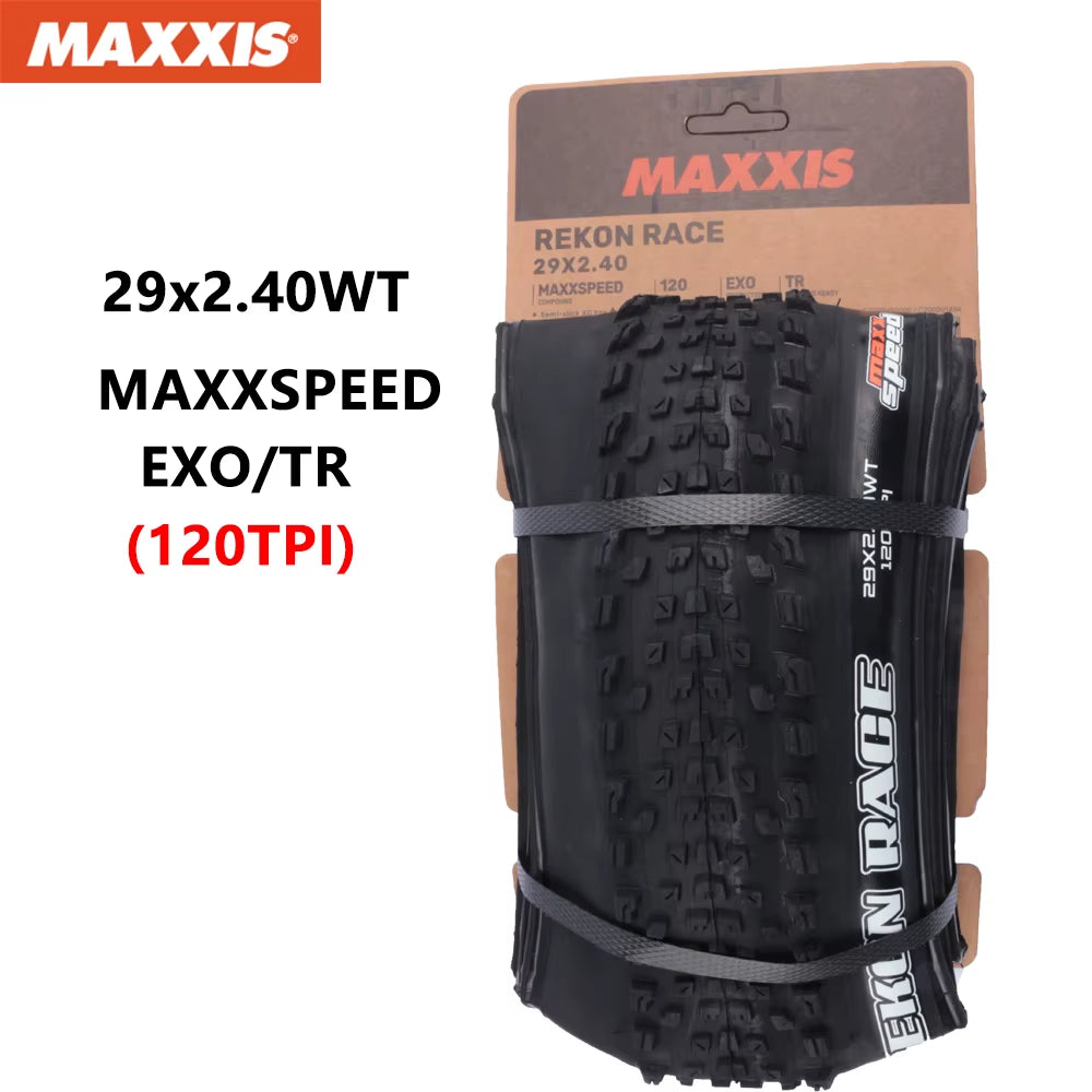 MAXXIS REKON RACE Original Mountain Bicycle Tyre 29X2.25 29X2.35 29X2.4 Foldable anti Puncture Tubeless XC Off-Road Bike Tires