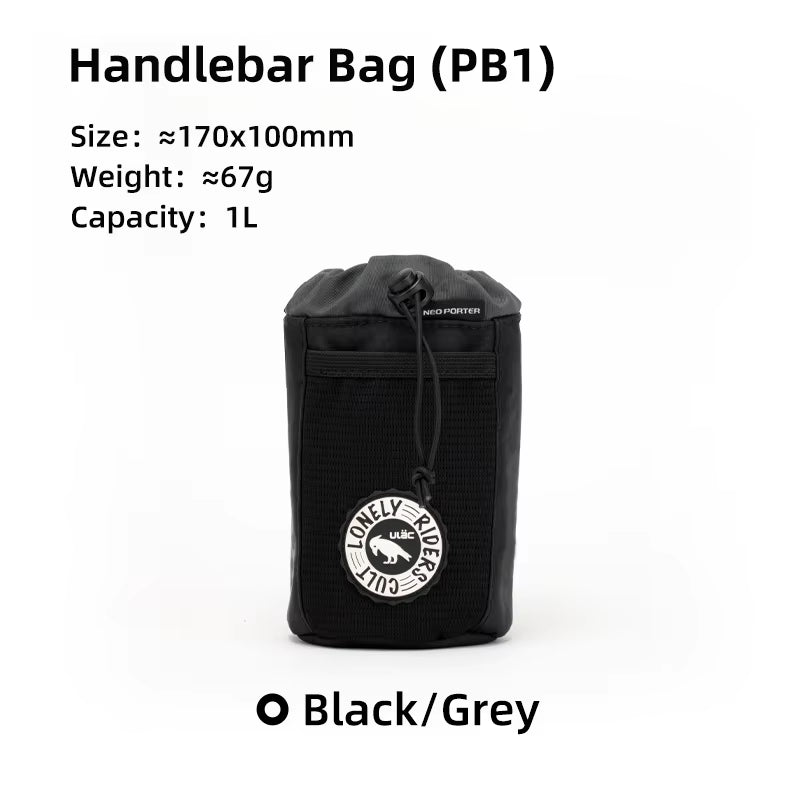 C-HOLD Bike Handlebar Stem Bag Water Bottle Bicycle Bag Snack Storage Bikepacking Touring Commuting Insulated Kettle Pouch