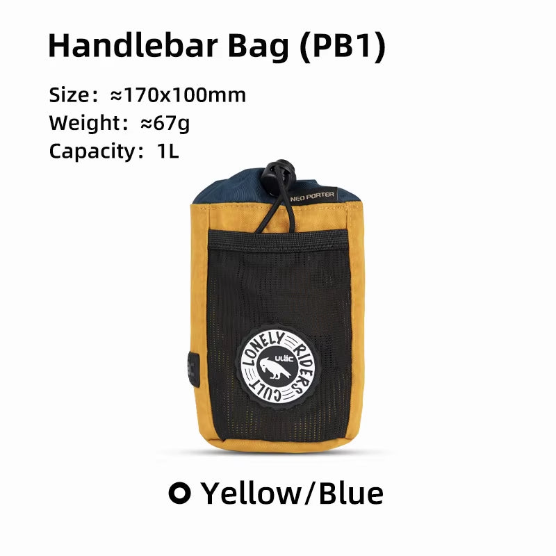 C-HOLD Bike Handlebar Stem Bag Water Bottle Bicycle Bag Snack Storage Bikepacking Touring Commuting Insulated Kettle Pouch