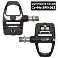 Bike Pedals Road Bicycle Clipless Pedals Carbon Nylon Ultralight Self-Locking Platform Pedals for Gravel Cycling Parts