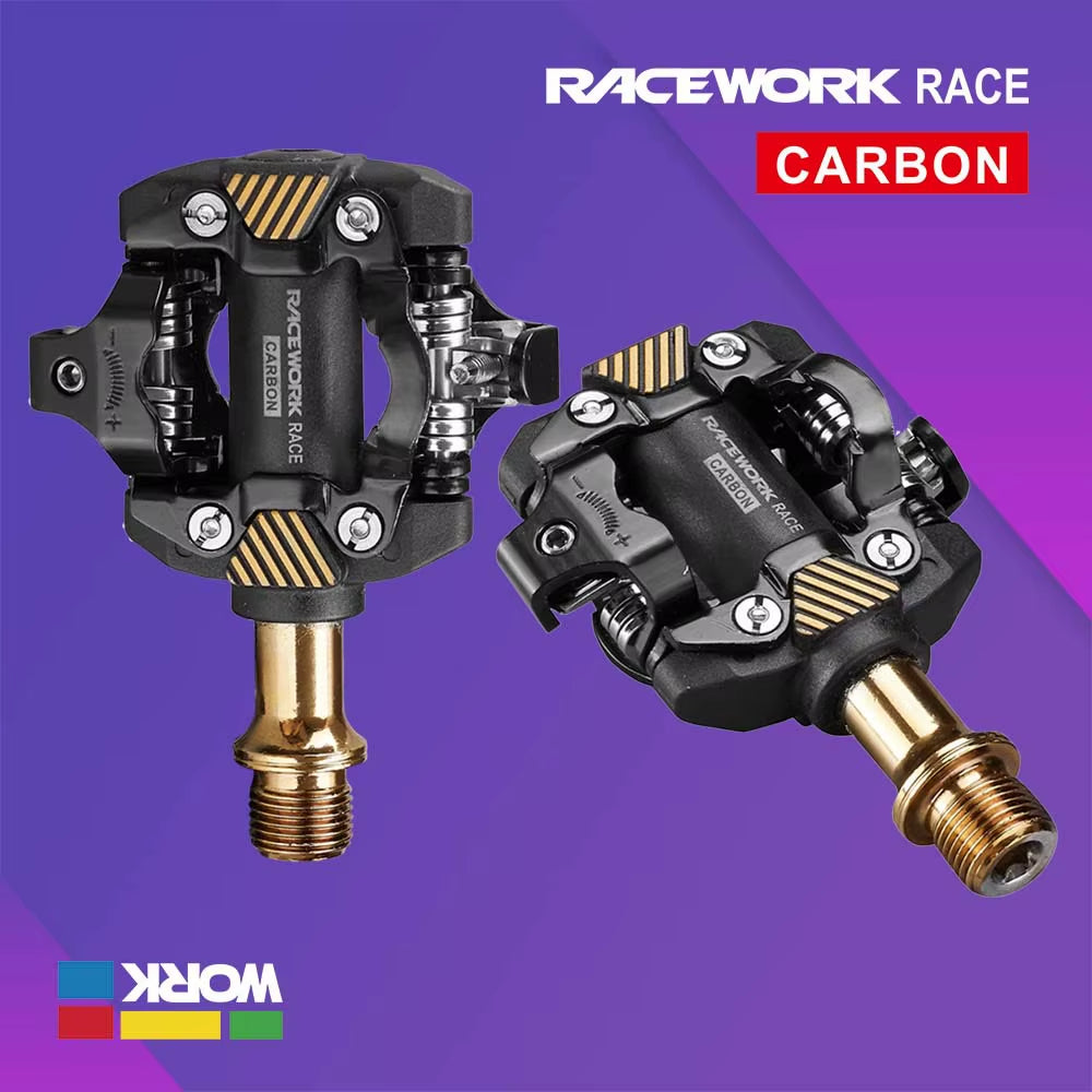 MTB Pedal Self-Locking SPD Pedals Mountain Bike Cleats Bearing Footrest Bicycele Parts