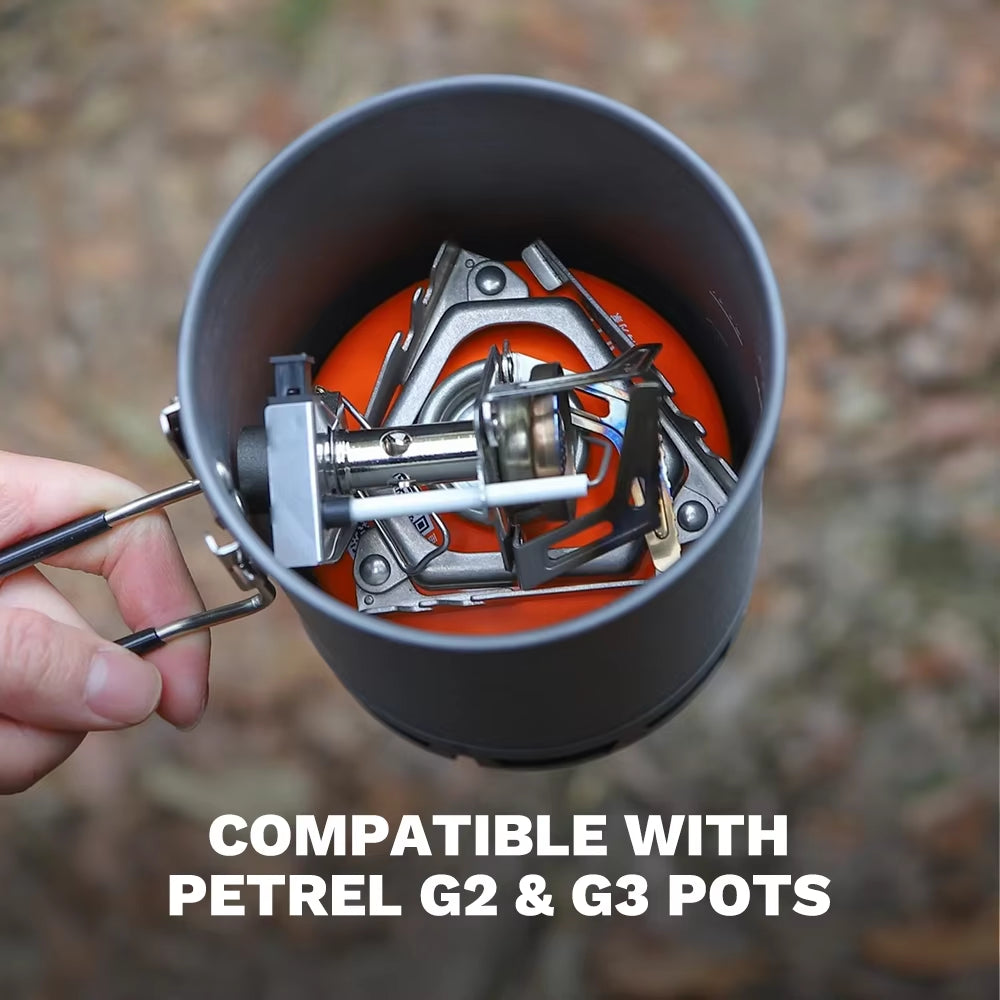 Torch Gas Stove Ultralight Portable Backpacking Camp Burner with Piezo for Camping Hiking Trekking 7165Btu/H