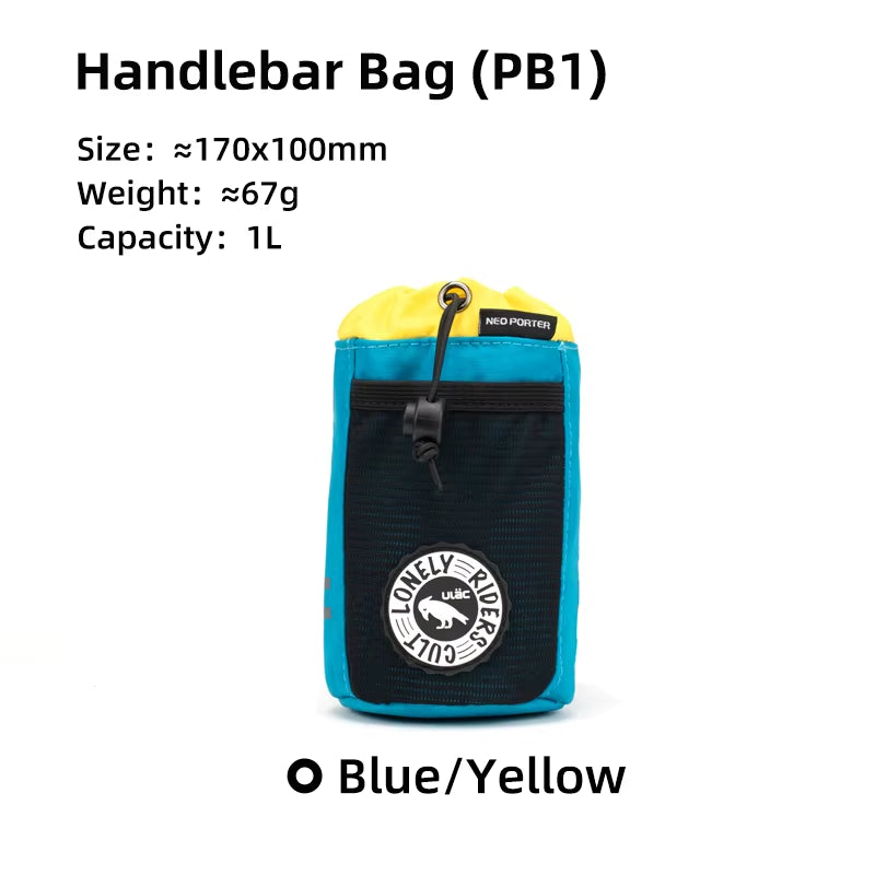 C-HOLD Bike Handlebar Stem Bag Water Bottle Bicycle Bag Snack Storage Bikepacking Touring Commuting Insulated Kettle Pouch