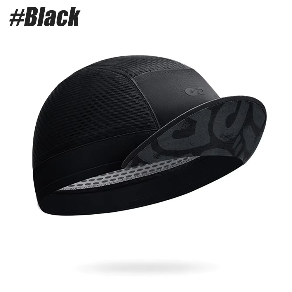 GOMOREON 1Pcs Funny Cycling Cap - Polyester Cycling Hat-Under Helmet - Cycling Helmet Liner Breathable&Sweat Uptake