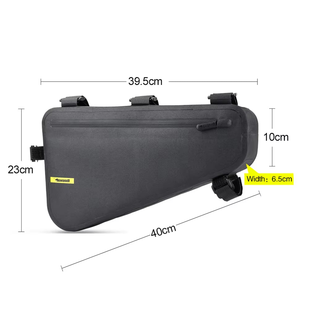 Bicycle Frame Bag Waterproof 4L Big Capacity Bicycle Bikepacking Bag Storage Tool Pouch for MTB Road Bike Accessories