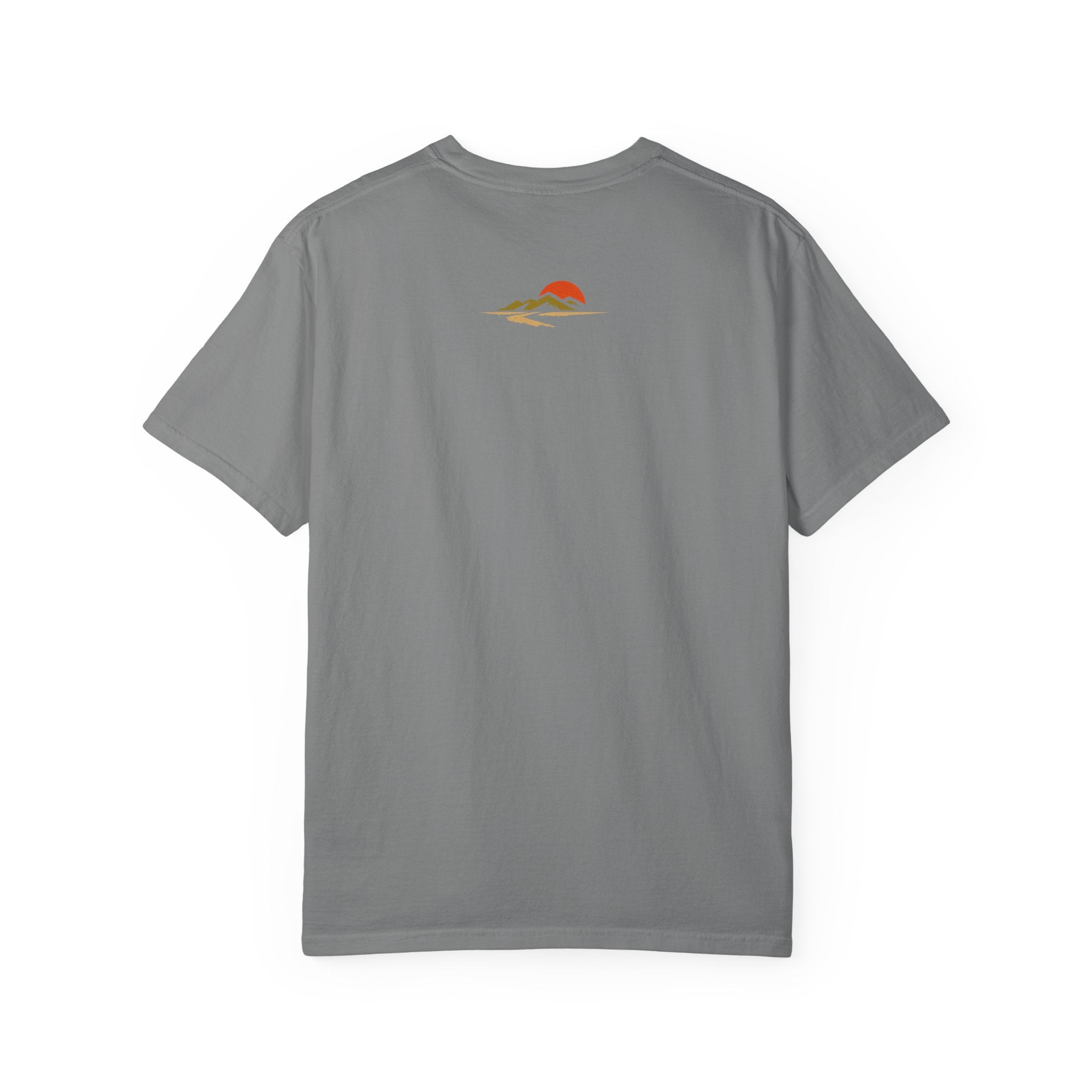 Dustline Cycling T-Shirt — Mountain Ride Graphic Tee ("Respect the ride. Trust the gear.")
