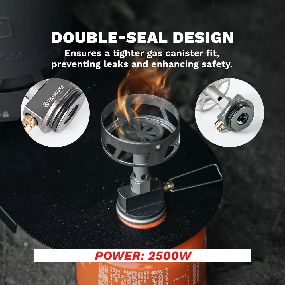 Petrel Quickboil Pro System Ultralight Cooking System Portable Lightweight Outdoor Backpacking Gas Stove for Camping
