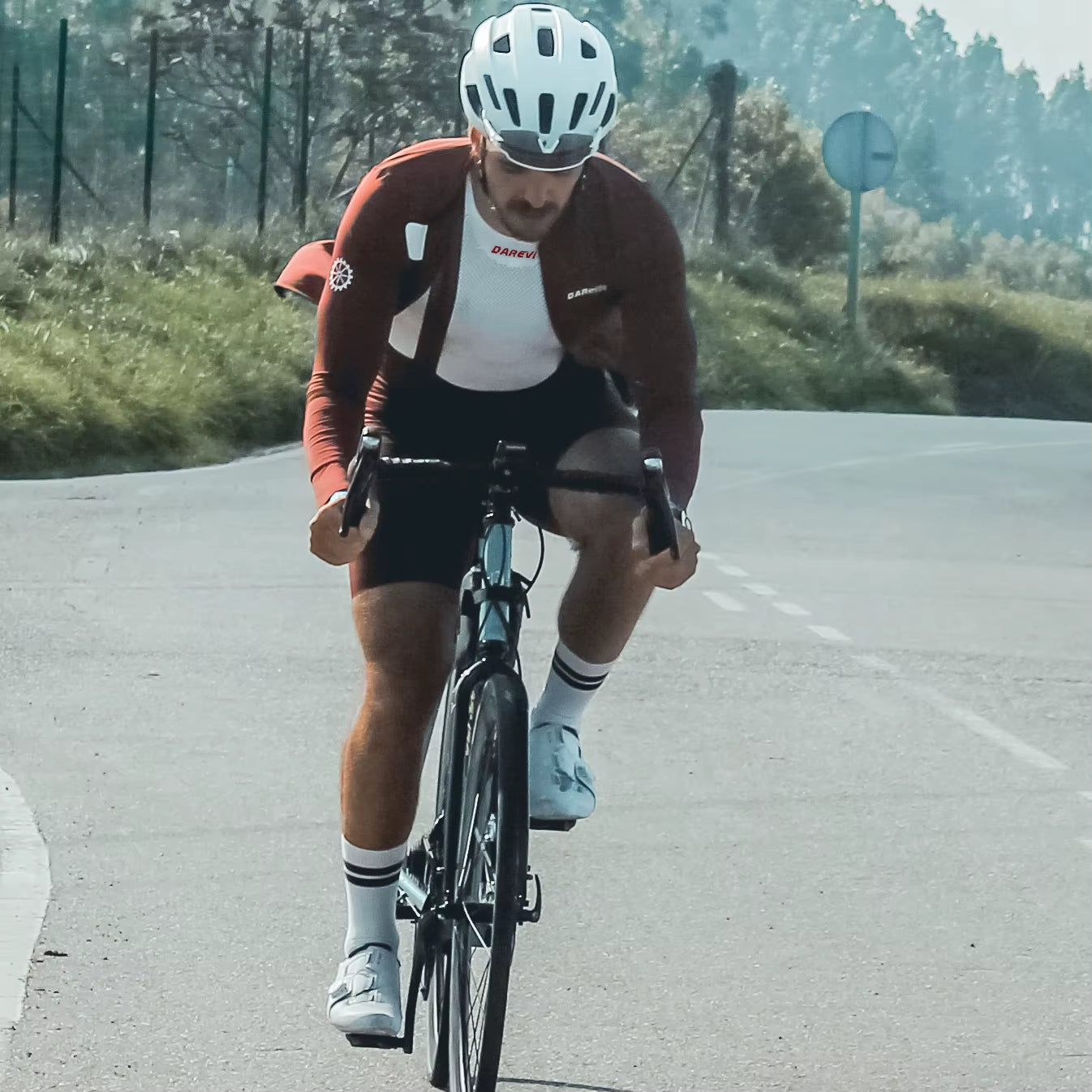 Cycling Jersey Seamless Compression Tight Men'S Cycling Jersey Breathable High Elastic Fishnet Shirt Cycling Clothing