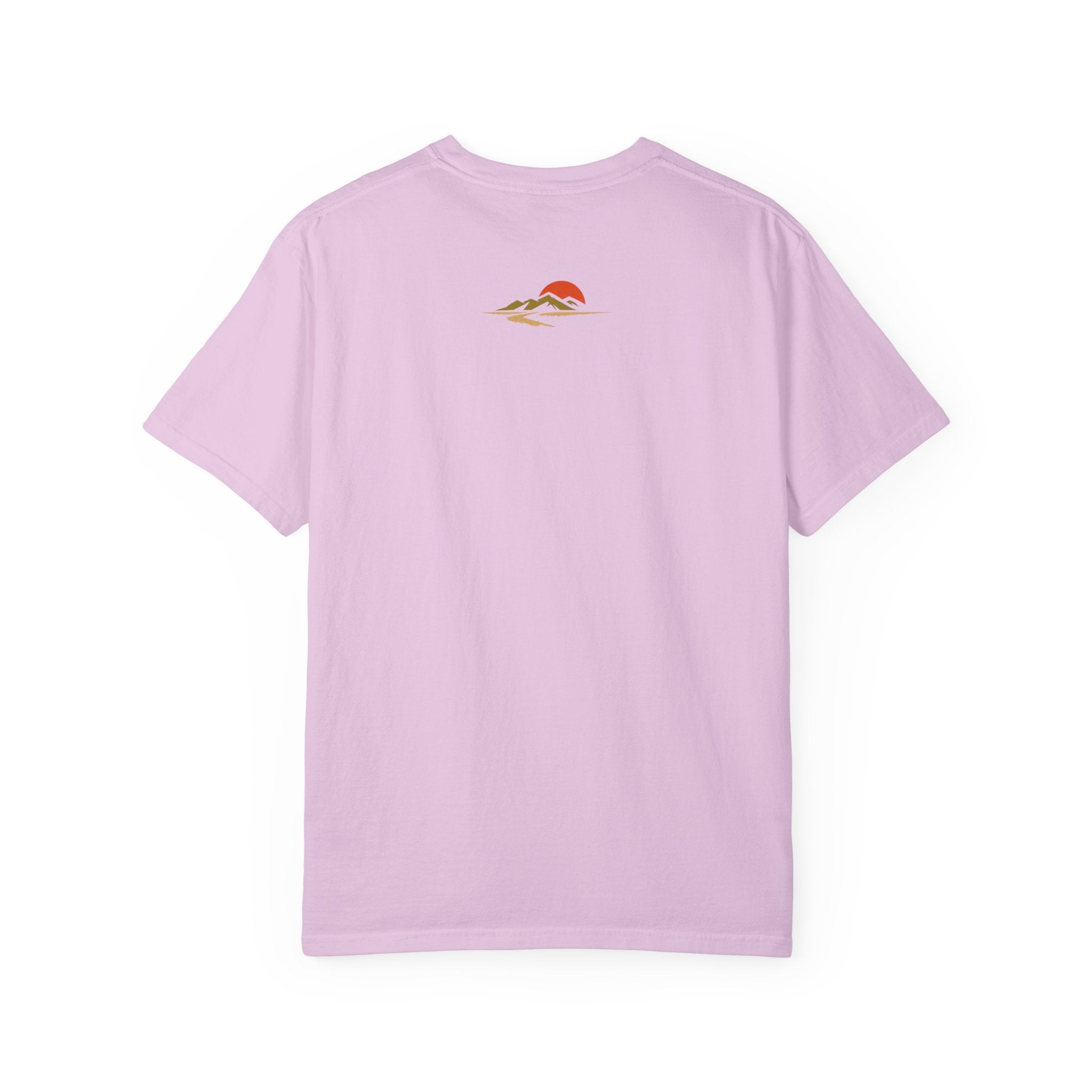 Dustline Cycling T-Shirt — Mountain Ride Graphic Tee ("Respect the ride. Trust the gear.")