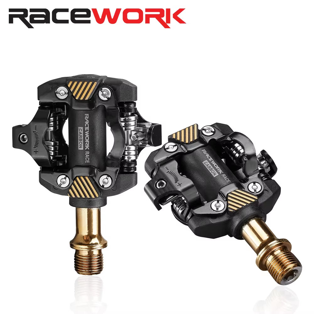 MTB Pedal Self-Locking SPD Pedals Mountain Bike Cleats Bearing Footrest Bicycele Parts