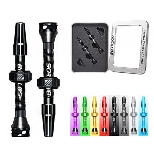 40/44/55/60/65/80/100Mm Tubeless Valves Bike Aluminum Alloy Presta Nipples Removable Core Air Valve for Road MTB Bicycle