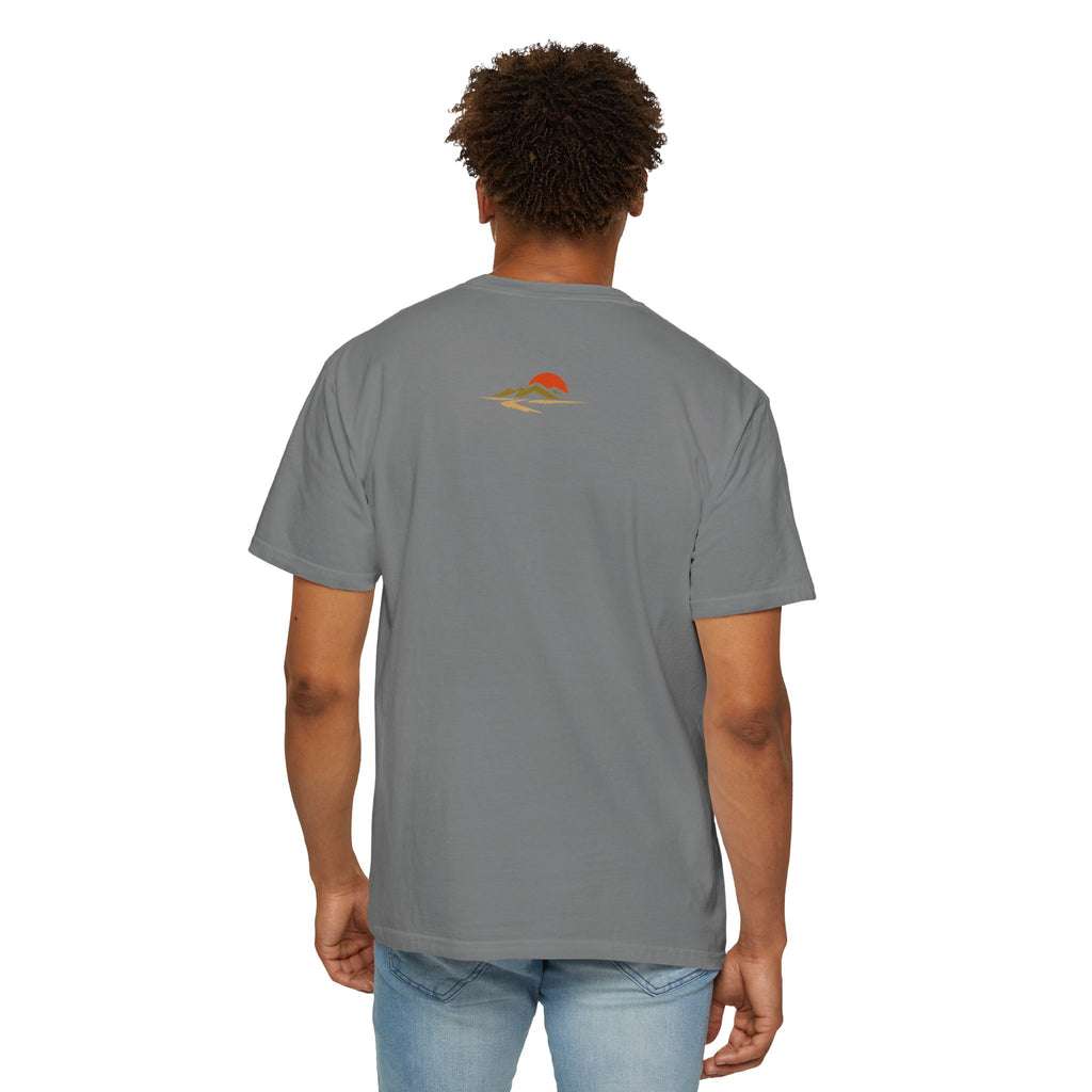 Dustline Cycling T-Shirt — Mountain Ride Graphic Tee ("Respect the ride. Trust the gear.")