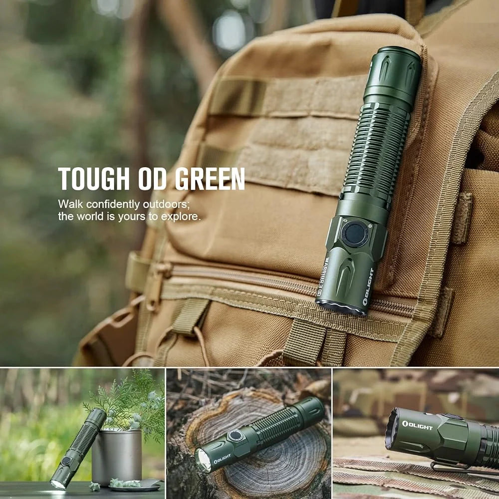 WARRIOR3SODG Warrior 3S High Beam Tactical Flashlight - OD Green