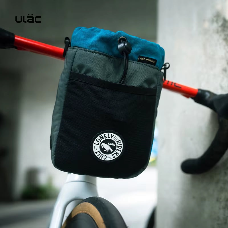 C-HOLD Bike Handlebar Stem Bag Water Bottle Bicycle Bag Snack Storage Bikepacking Touring Commuting Insulated Kettle Pouch