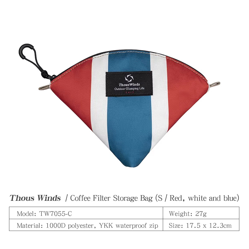 Camping Portable Coffee Paper Storage Bag Outdoor Kitchen Organizer Multifunctional Camping Supplies